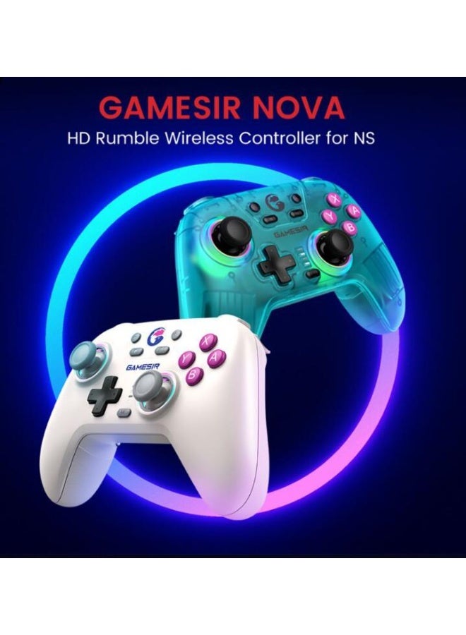 General Classic Gamepad GameSir Nova NS 2.4G Game Controller for Switch, PC, Steam, Android, iOS with Hall Effect Trigger, Turbo, Rumble Vibration  - Image 3