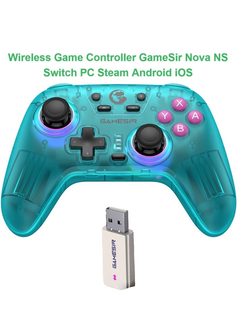 General Classic Gamepad GameSir Nova NS 2.4G Game Controller for Switch, PC, Steam, Android, iOS with Hall Effect Trigger, Turbo, Rumble Vibration  - Image 1