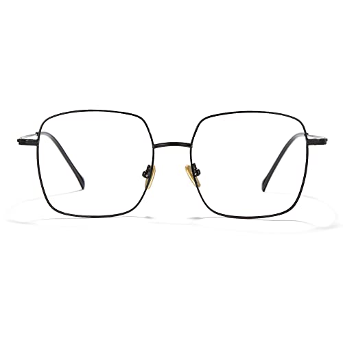 Cyxus Blue Light Glasses for Men and Women Metal Frame Computer Eyeglasses for Office Gaming Reading 8080T01 - Image 1