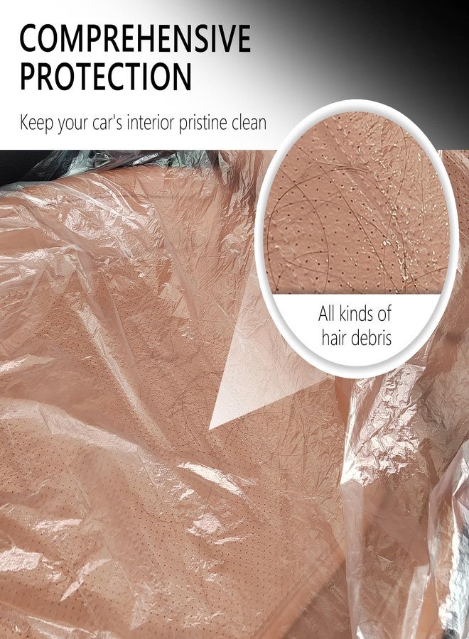 carleef 50PCS Disposable Car Seat Covers Provide Temporary Protection,Plastic Seat Covers for Cars Keep Car Interior Tidy,Universal Car Accessories & Car Seat Protector for Most Cars - Image 3