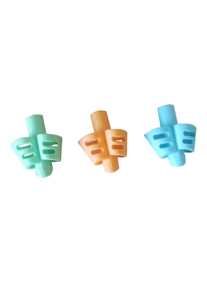 NIBEMINENT 3-Piece Silicone Pencil Grip Multicolour - Image 1