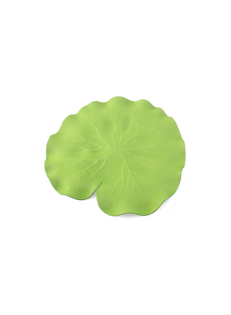GGOOT 10pcs Artificial Lotus Leaves, 7 inch Floating Foam Lotus Leaves Water Lily Pads Ornaments for Aquarium Pond  - Image 5