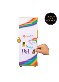 RAINBOW HIGH Rainbow High Design & Style Locker Playset with Shelves, Hangers, Accessories and Stickers, Toy Gift for Kids Ages 4-12+  - Image 4