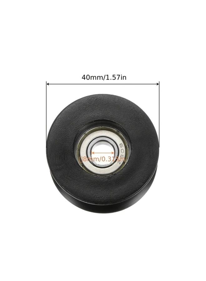 4pcs U Type Groove Pulley Nylon Guide Roller Wheel 8x40x20mm Rolling Bearing - Image 5