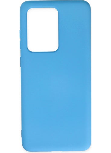HappyCase S20 Ultra Case Nano Velvet Silicone Inside - Blue  - Image 1