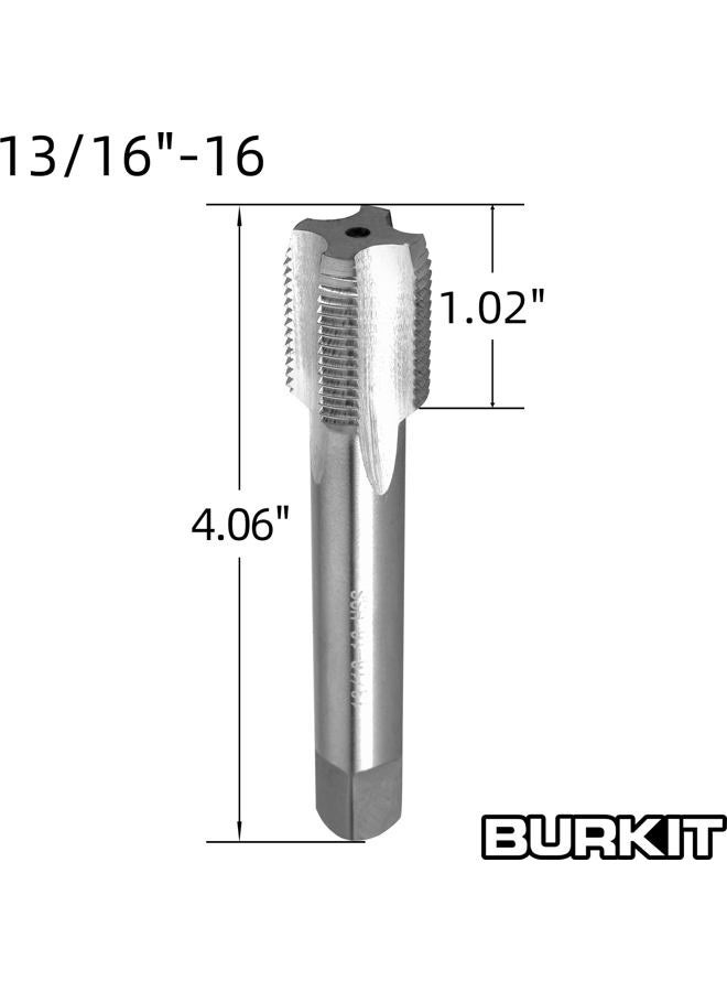 Burkit 13/16"-16 UN Tap and Die Set, 13/16 x 16 UN Machine Thread Tap and Round Die Right Hand - Image 2