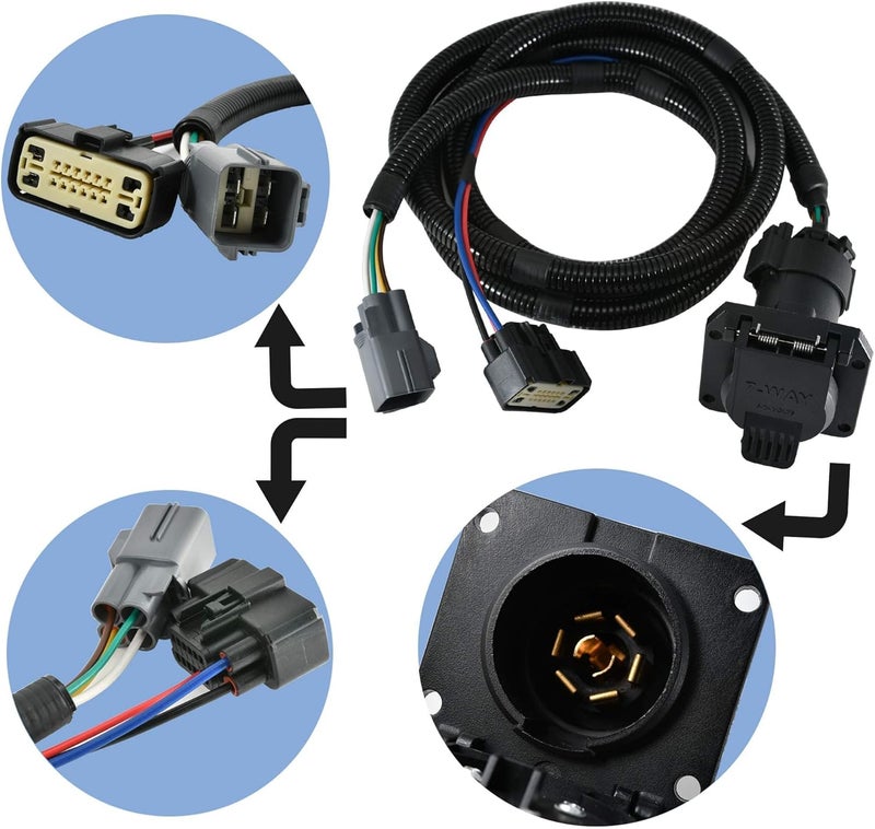 Oyviny 7-Pin Trailer Wiring Harness for GMC and Chevrolet - Image 4