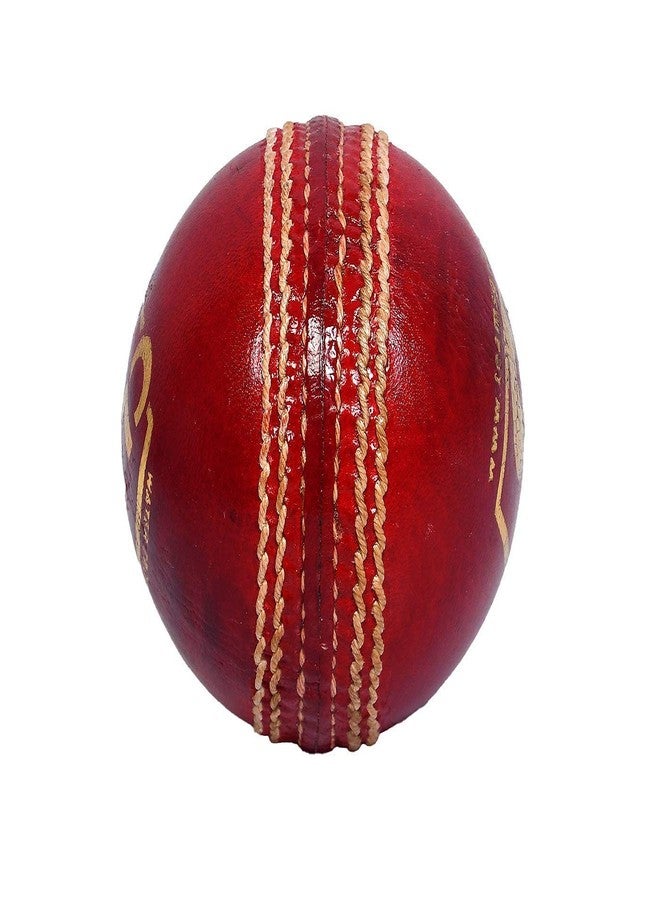 TT Leather Hanging Ball 1 Piece Leather Cricket Ball in Red Color (Set of 1) - Image 2