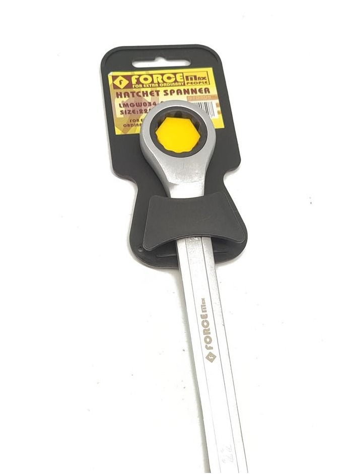FORCE Force Indian Common Ratchet Wrench Black Silver 22 mm  - Image 2