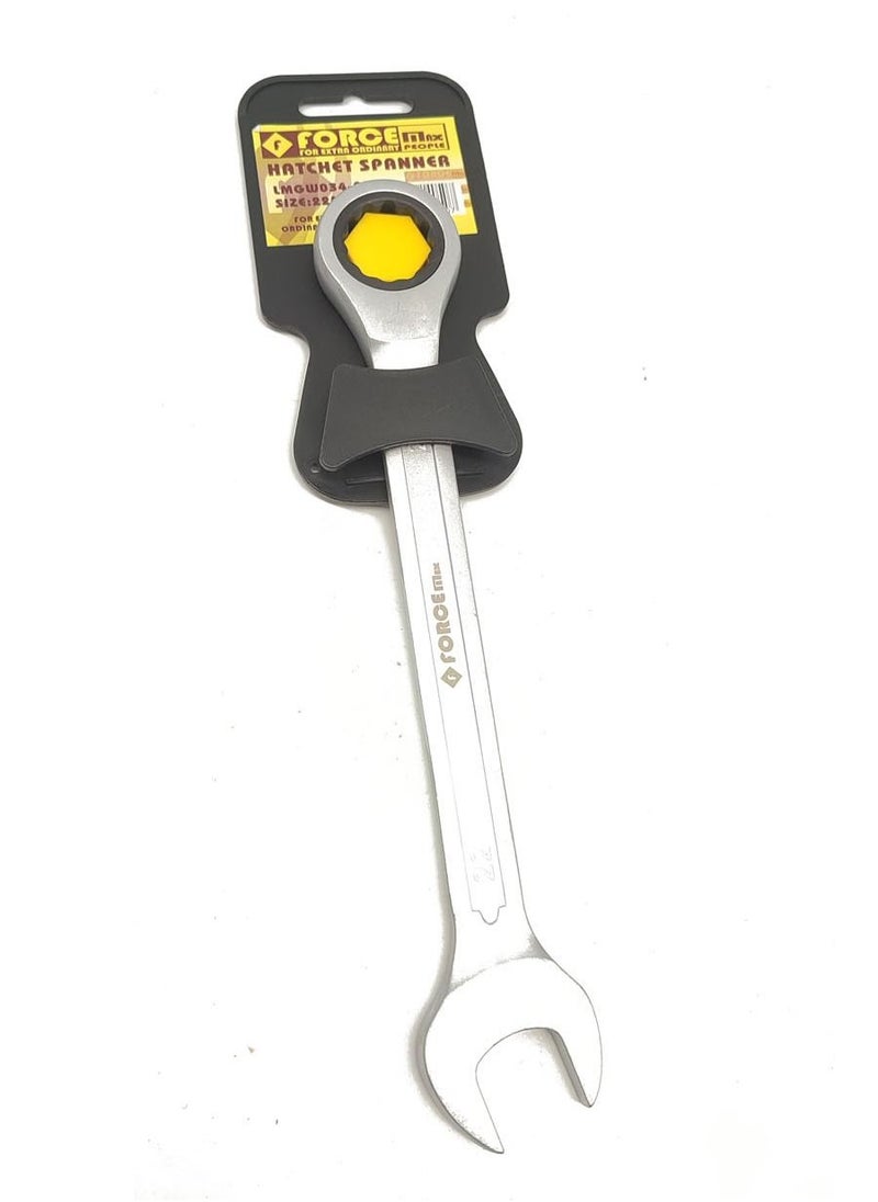 FORCE Force Indian Common Ratchet Wrench Black Silver 22 mm  - Image 1