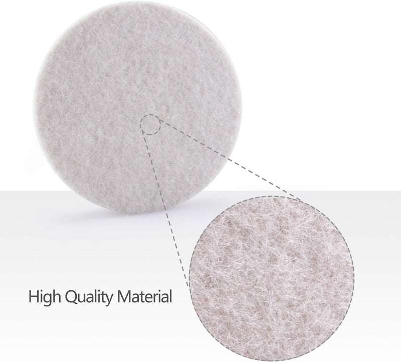 ZFE 5Inch Glass polishing Pads, 10Pcs Wool Felt Disc Glass Polishing Kit Buffing Pads Sanding Discs with Backing Pad and M14 Drill Adapter for Rotary Tools Polish Glass and Metal - Image 3