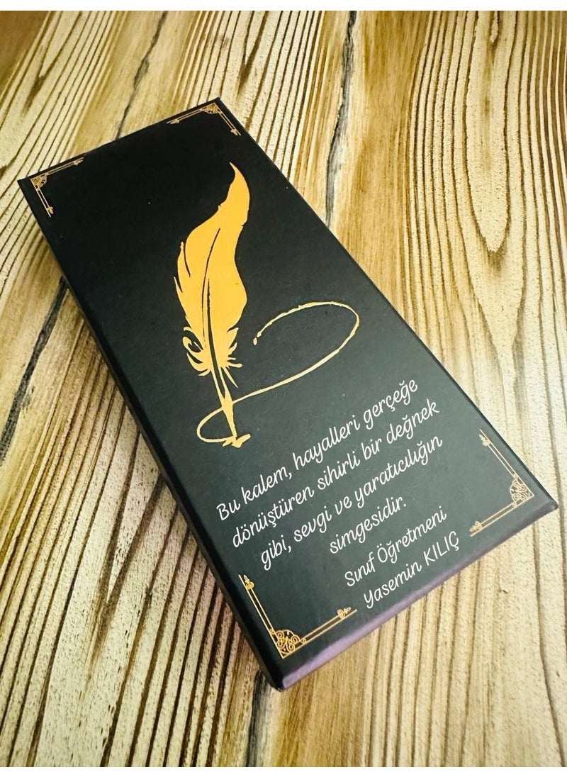 MYK Hediye ve Sanat Atölyesi MYK Gift and Art Workshop Pencil Case Personalized Named Gift Conquer Hearts Full of Romantic Gifts  - Image 2