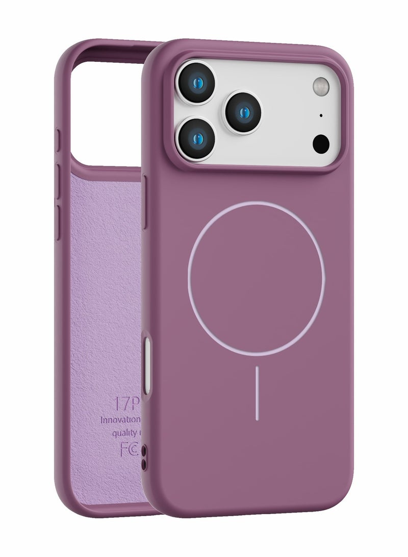 DUSALA Magnetic for iPhone 17 Pro Case [Compatible with MagSafe] [Soft Anti-Scratch Microfiber Lining],Premium Silicone Phone Case - Image 1