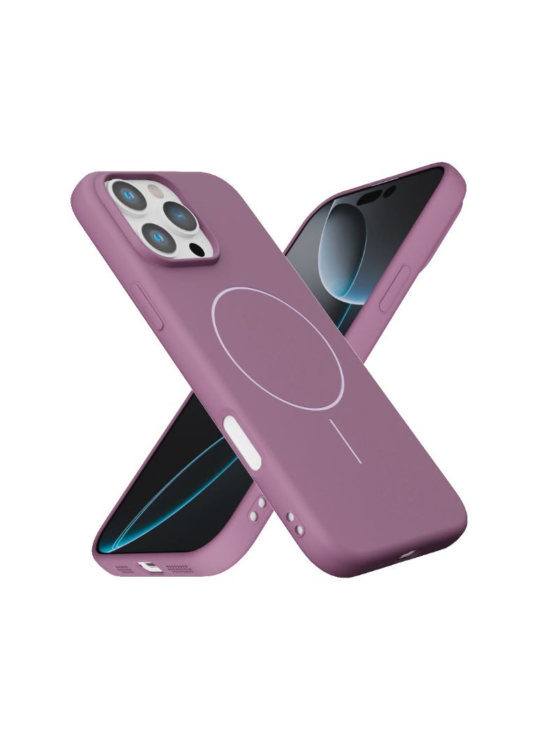 DUSALA Magnetic for iPhone 17 Pro Case [Compatible with MagSafe] [Soft Anti-Scratch Microfiber Lining],Premium Silicone Phone Case - Image 3