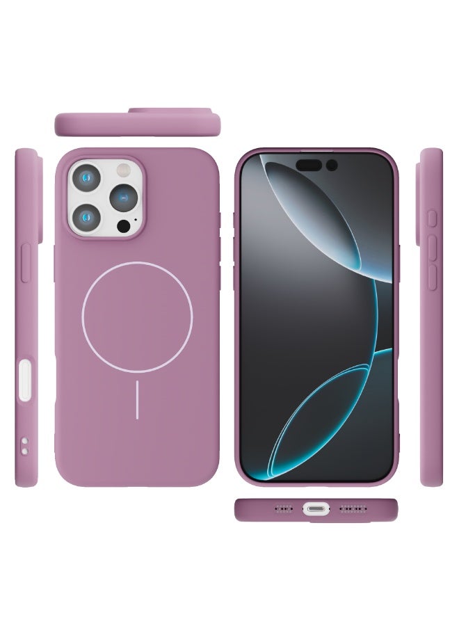 DUSALA Magnetic for iPhone 17 Pro Case [Compatible with MagSafe] [Soft Anti-Scratch Microfiber Lining],Premium Silicone Phone Case - Image 2