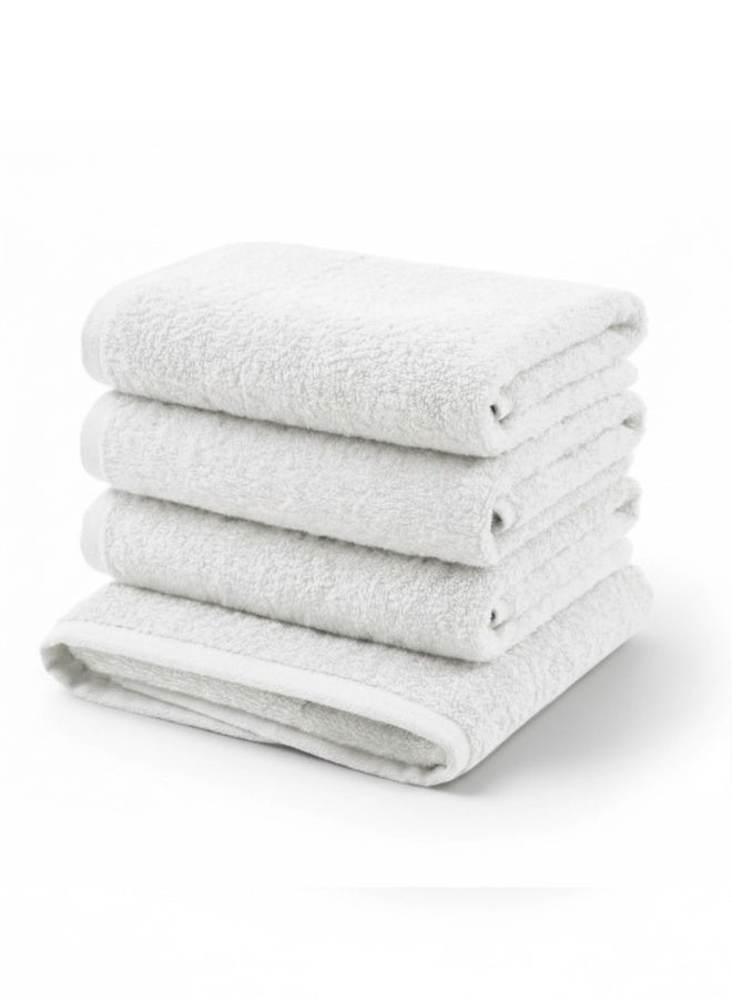 بيرل كوست انترناشيونال Pearl Coast Luxury Hand Towel Set (Pack of 4) – 50x80cm Premium 100% Cotton, 630 GSM – Ultra Soft, Highly Absorbent Hotel & Spa Quality Towels - Image 2