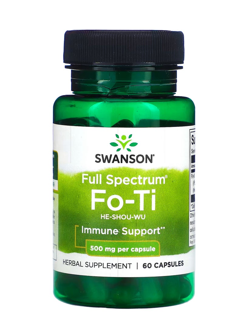 سوانسون Fo-Ti  500 ملجم  60 كبسولة
