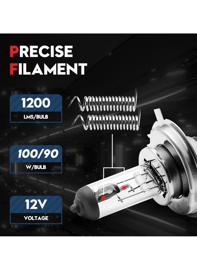 Loquat FEEMA Premium Halogen Bulbs High Quality Quartz Glass for Bright and Clear Light H4 12V, 100/90W 1PCS BL10776 - Image 5