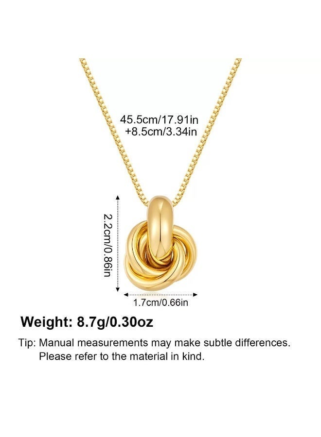 Field Necklace Luxury Creative Irregular Geometric Twisted Necklace - Necklace for ladies Chic Gold Polygon Circle Design for European and American Markets - Image 4