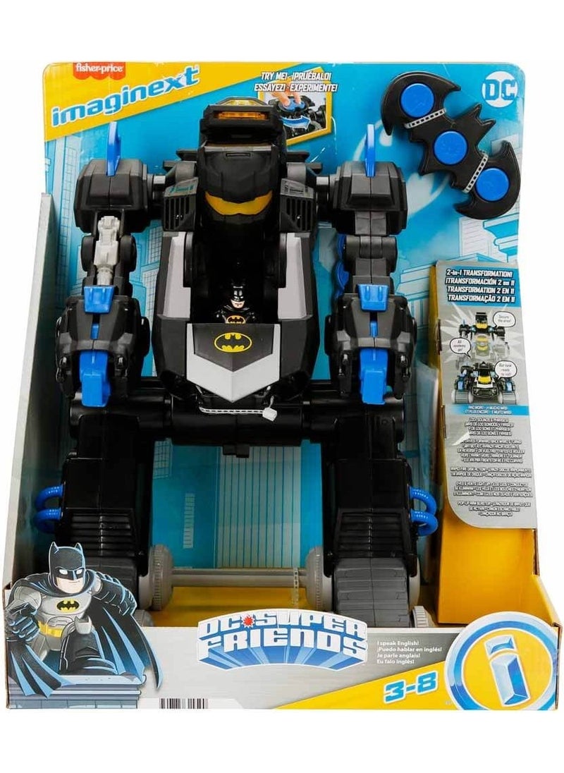 imaginext - DC Super Friends Batman Robot Transforms into Tank Remote Controlled DMT82 - Image 1