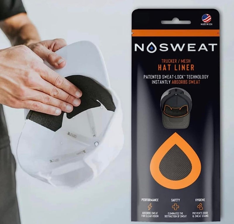 No Sweat Trucker Hat Sweat Liner & Mesh Hat Sweat Guard Bands | Patented by NoSweat (3) - Image 4