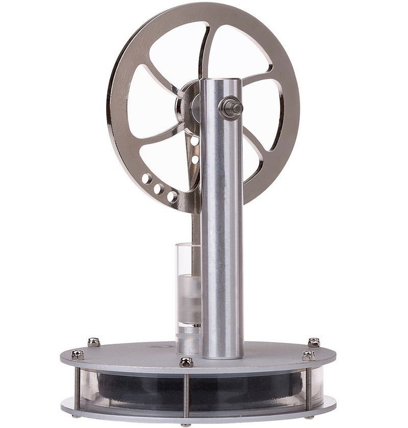 Sunnytech Low Temperature Stirling Engine Motor Steam Heat Education Model Toy Great Gift for Friend or Parents DWCL01 - Image 3