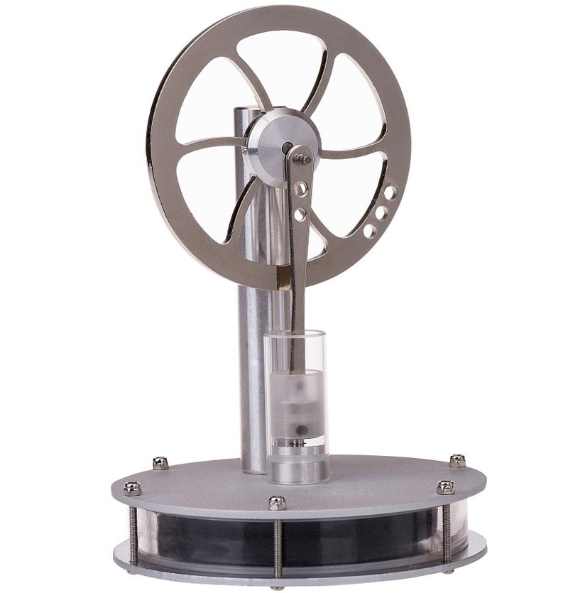 Sunnytech Low Temperature Stirling Engine Motor Steam Heat Education Model Toy Great Gift for Friend or Parents DWCL01 - Image 2