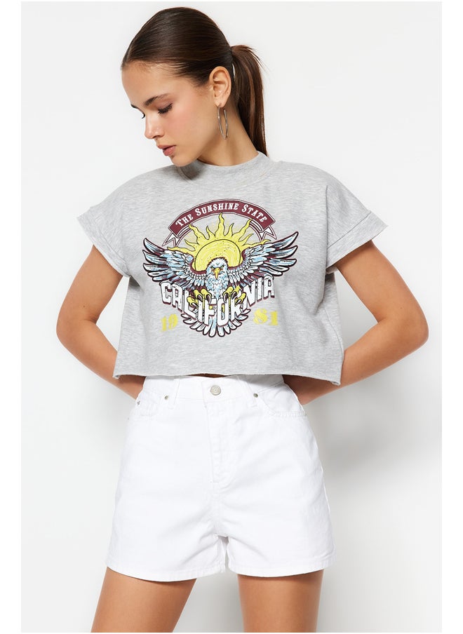 trendyol - White Denim Shorts TWOSS23SR00155 - Image 1