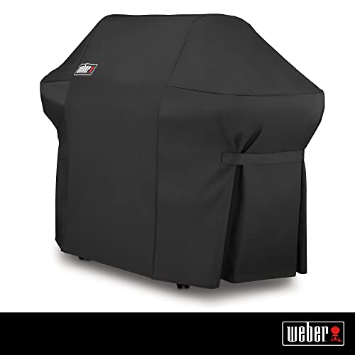 Weber Grill Cover With Storage Bag For Summit 400-Series Gas Grills , Black - Image 3