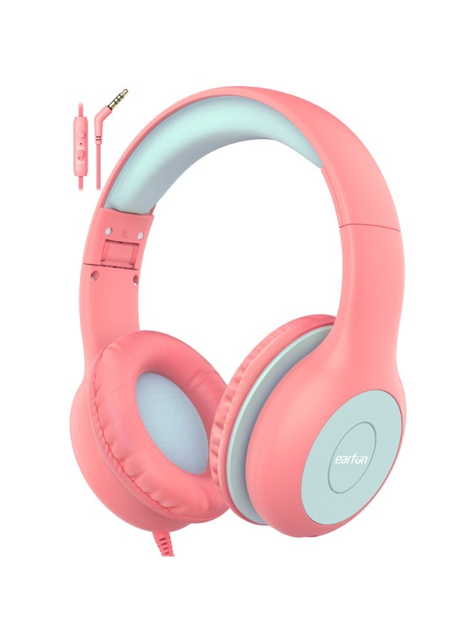 إيرفن سماعات EarFun Kids للأطفال مزودة بميكروفون، سماعات سلكية بحد أقصى لمستوى الصوت 85/94 ديسيبل، خاصية مشاركة الصوت، صوت ستيريو، عصابة رأس قابلة للتعديل، مناسبة للمدرسة والسفر والهاتف والتابلت. - Image 1