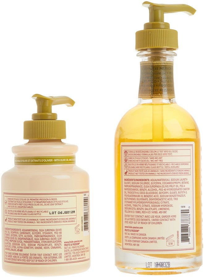 Cucina Fruits & Passion [Cucina] - Sanguinelli Orange & Fennel Hand Care Duo Caddy Gift Set | Liquid Hand Soap Wash (5.1 oz) with Hand Cream Lotion (6.8 oz) - Image 4