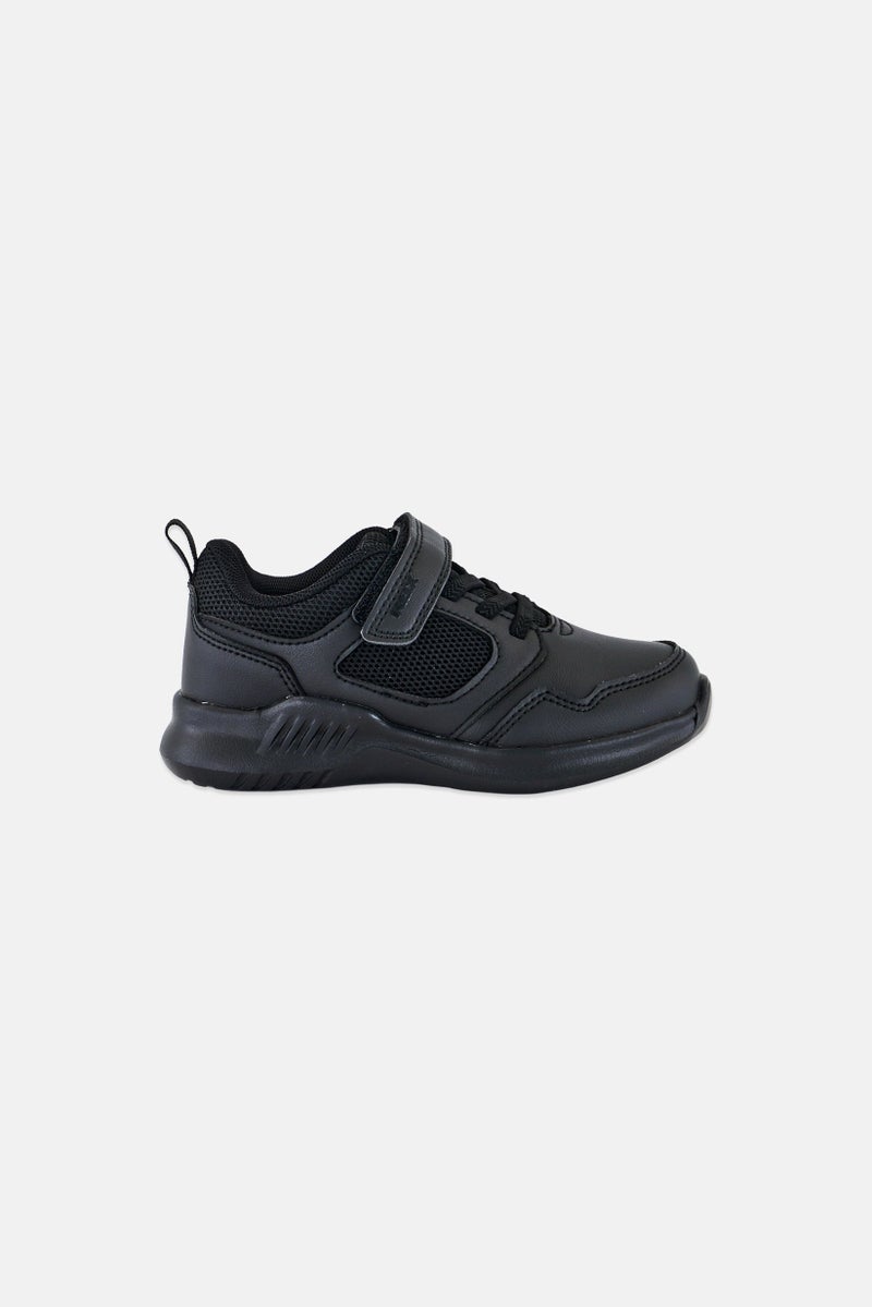 RBX Kids Girl Velcro Closure Shoes, Black - Image 4