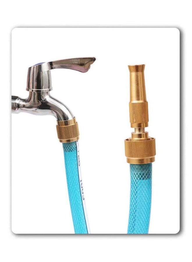 Generic Garden Watering Spray Gun Brass Misting Spray Nozzle Garden Hose Sprinkler System Car Washing Lawn Watering Brass Hose Nozzle Tap Connector  - Image 4