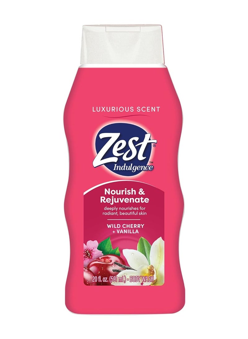 Zest Body Wash - Infused with Wild Cherry and Vanilla - Hydrating Body Soap - Suitable for All Skin Types - Wild Cherry and Vanilla - 20 oz - pzsku/Z3A69811248524C1F12EFZ/45/_/1740233767/287096d0-de0b-4a2b-928e-6b78bda9cb00