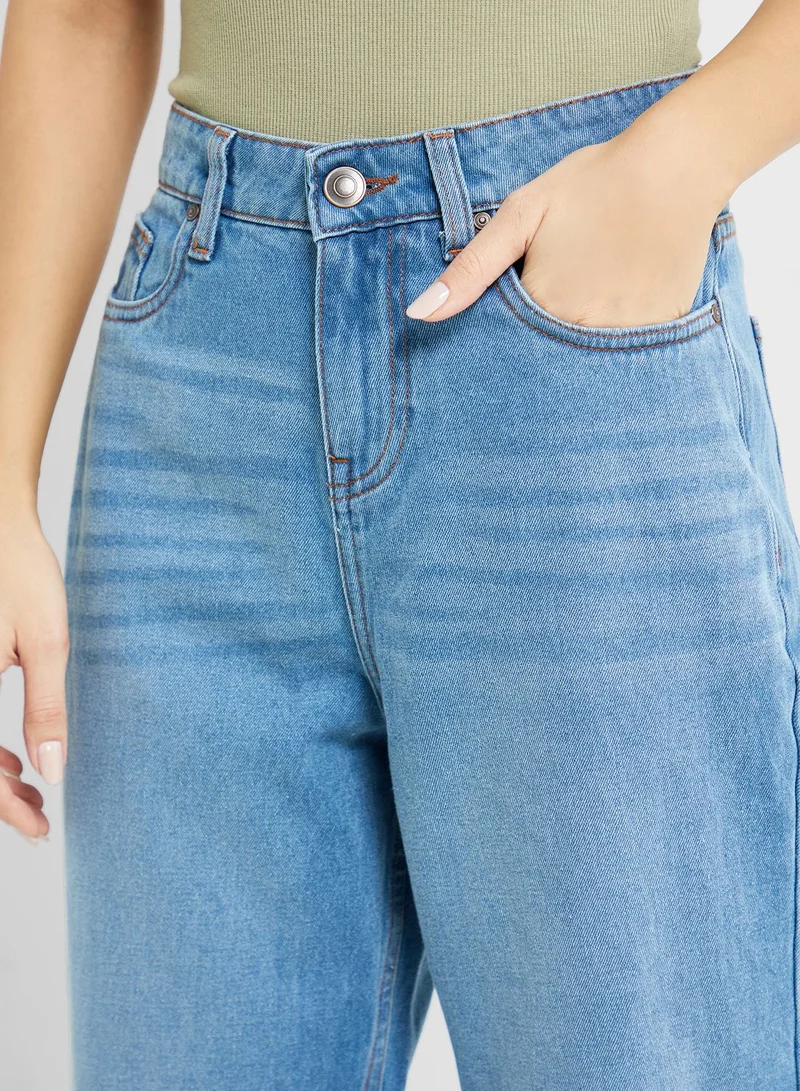 Ginger Mom Fit High Waist Jeans