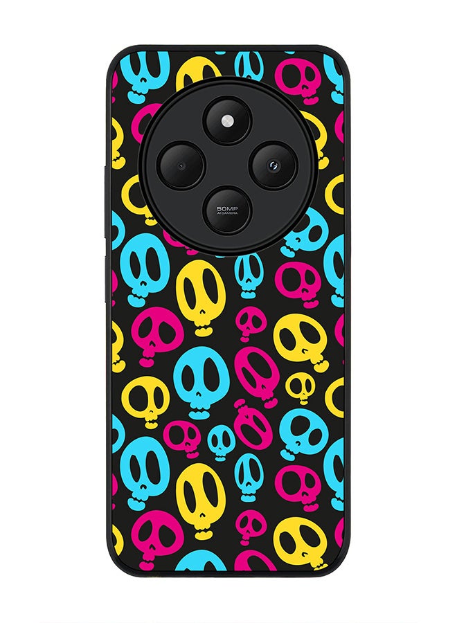 Stylizedd For Xiaomi Poco C75 / Xiaomi Redmi A4 Case,Slim fit Camera Protection, Shockproof Thin Phone cover - Crazy Skulls - Image 1