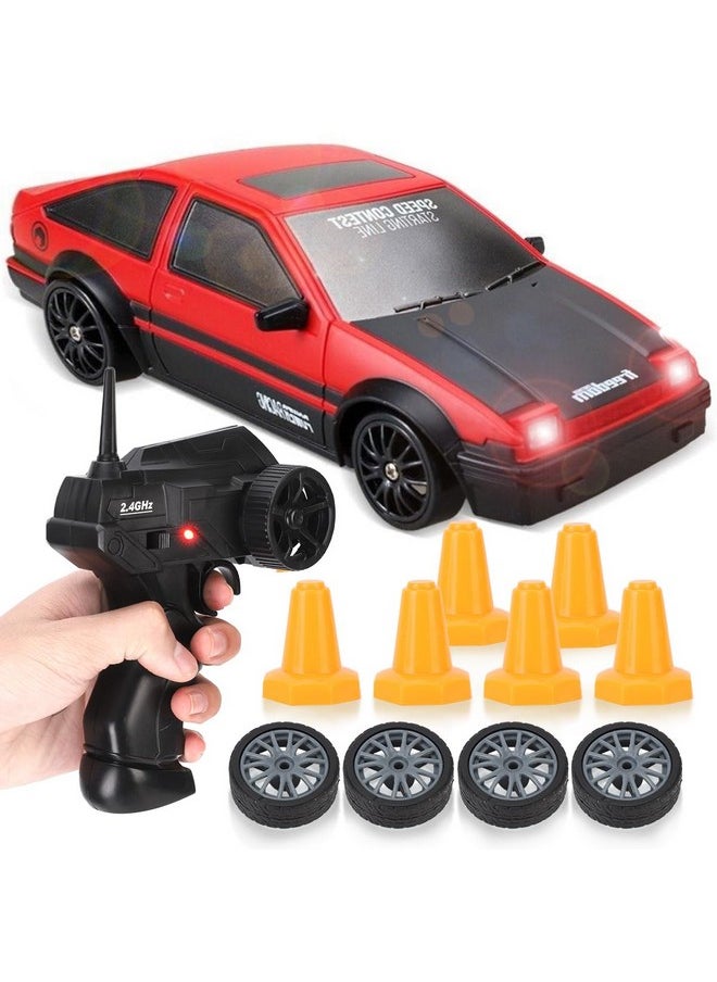 Rc Drift Car 1/24 2.4Ghz 4Wd Remote Control Sport Racing On-Road Vehicle With Led Light, Batteries And Drift Tires (Style 5) - pzsku/Z3A69B9195668131D127AZ/45/_/1734348039/d6963824-c52c-4f17-a201-f1294f8b1e69