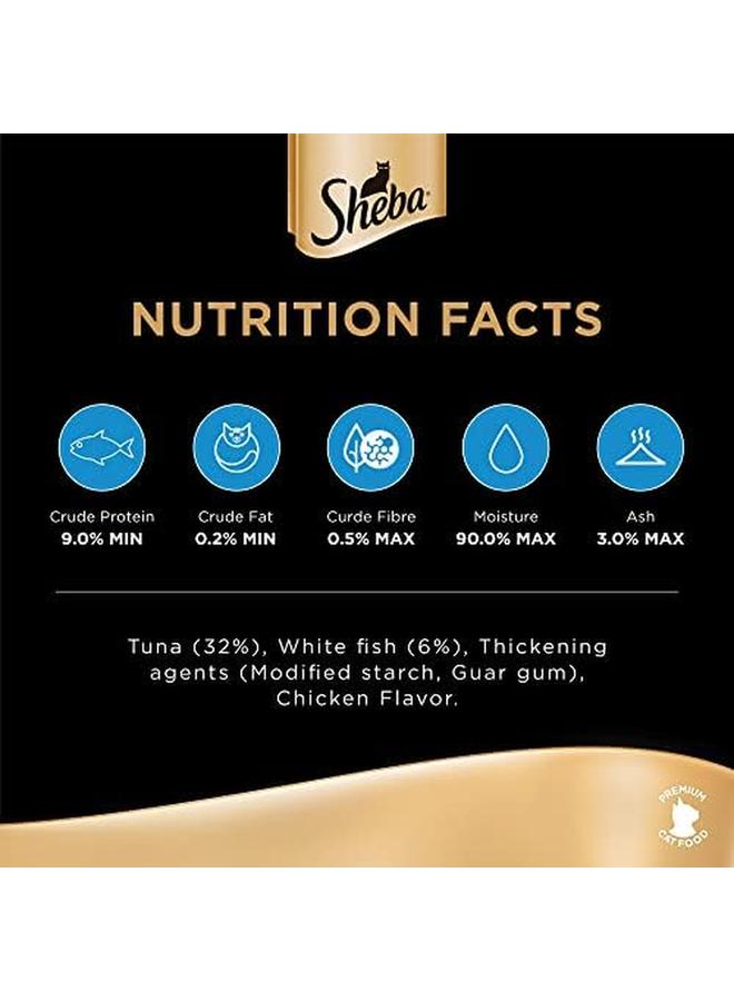 Sheba Cat Food Tuna And White Fish Can Made From Natural Ingredients With Essential Vitamins And Minerals This Wet Food Is Made With A Grain Free Formula Suitable For Sensitive Cats Pack Of 24X85G - Image 4