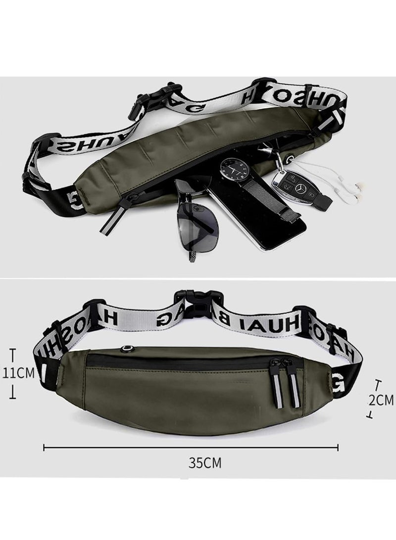 SOLARAE Waist Pack Bag Running Belt Large Capacity Packs for Men Women Runner Travel Money Belt Bag for Hiking Cycling Dog Walking, Running Shopping Festivals Walking Travel Cycling - Image 2