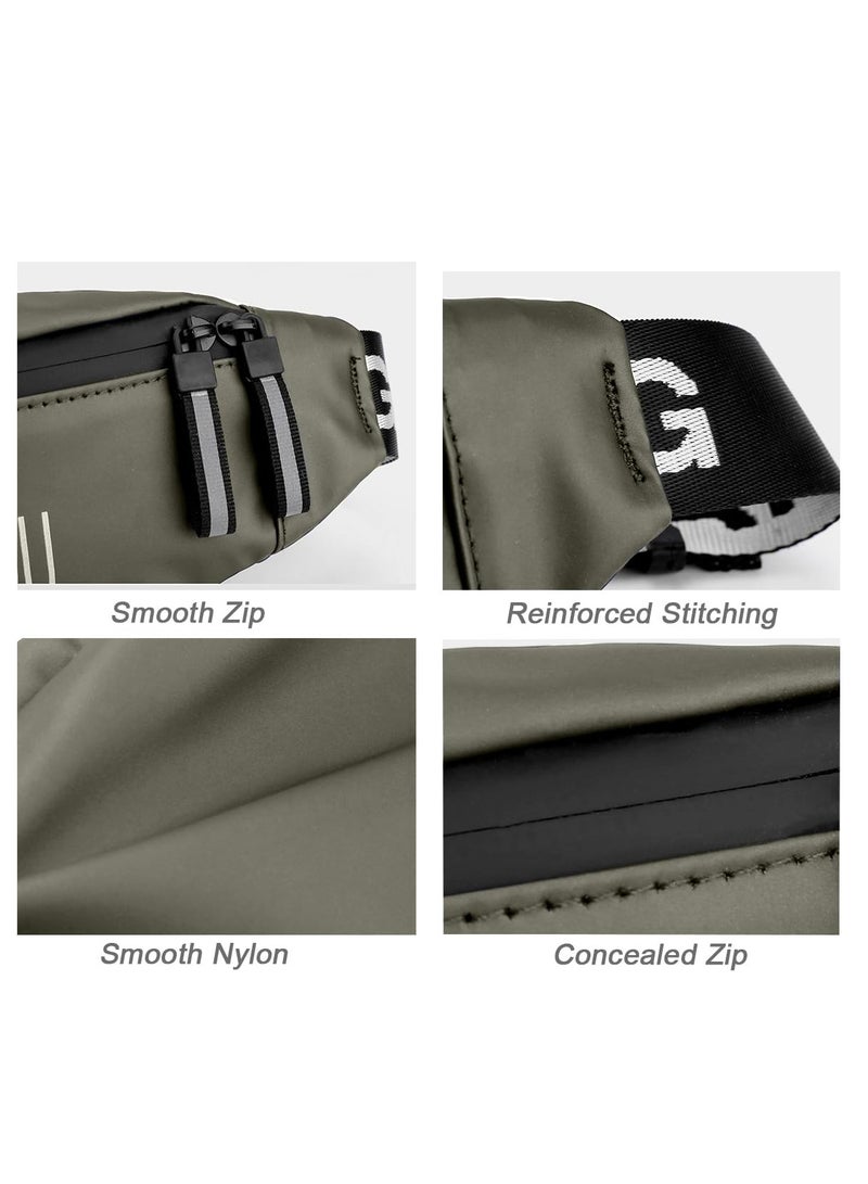 SOLARAE Waist Pack Bag Running Belt Large Capacity Packs for Men Women Runner Travel Money Belt Bag for Hiking Cycling Dog Walking, Running Shopping Festivals Walking Travel Cycling - Image 4