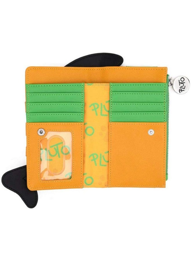 Loungefly X Disney Pluto Cosplay Flap Wallet (Orange Green One Size) - Image 3