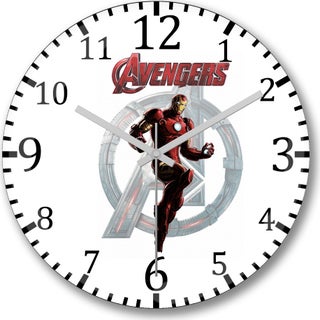 Print Shop Iron Man Wall Clock Curved Real Glass - pzsku/Z3A69DA1625D61EEF4633Z/45/_/1728051078/a51c7a3c-93de-430c-9f26-0dafb533050c