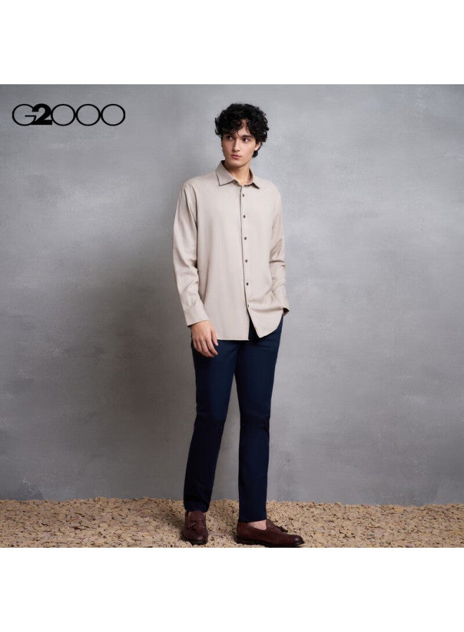 G2000 Men's Autumn Winter Comfortable Casual Long Sleeve Shirt Cotton Skin-friendly Mall Same Style - Image 4