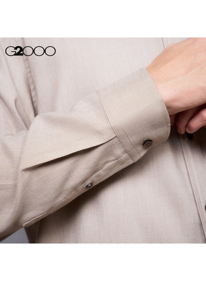 G2000 Men's Autumn Winter Comfortable Casual Long Sleeve Shirt Cotton Skin-friendly Mall Same Style - Image 3