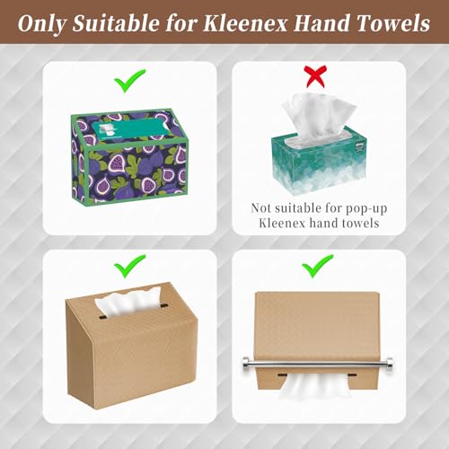 NiHome PU Leather Tissue Box Cover for Kleenex Hand Towels Versatile for Countertops and Towel Racks Leather Enhances Home Decor Easy to Use with Exquisite Edging Craftsmanship Khaki - Image 3