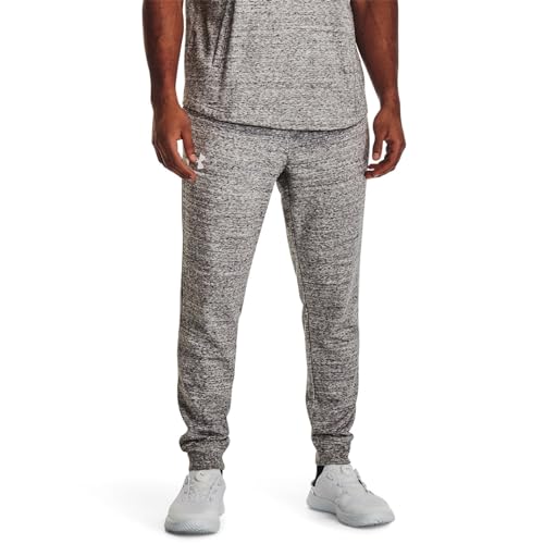 Under Armour Mens Rival Terry Joggers, (112) Onyx White / / Onyx White, XX-Large - Image 3