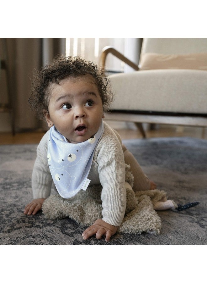 ingenuity Easy Eater 3-Pack Baby Bandana Cotton Drool Bib for Eating or Teething - Kodi - Image 4