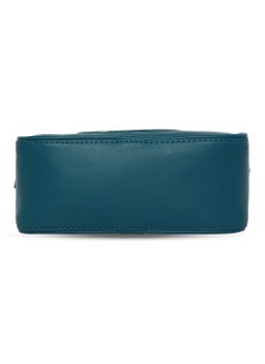CAPRESE Caprese Dora Solid Teal Faux Leather Medium Sling Bag  - Image 4