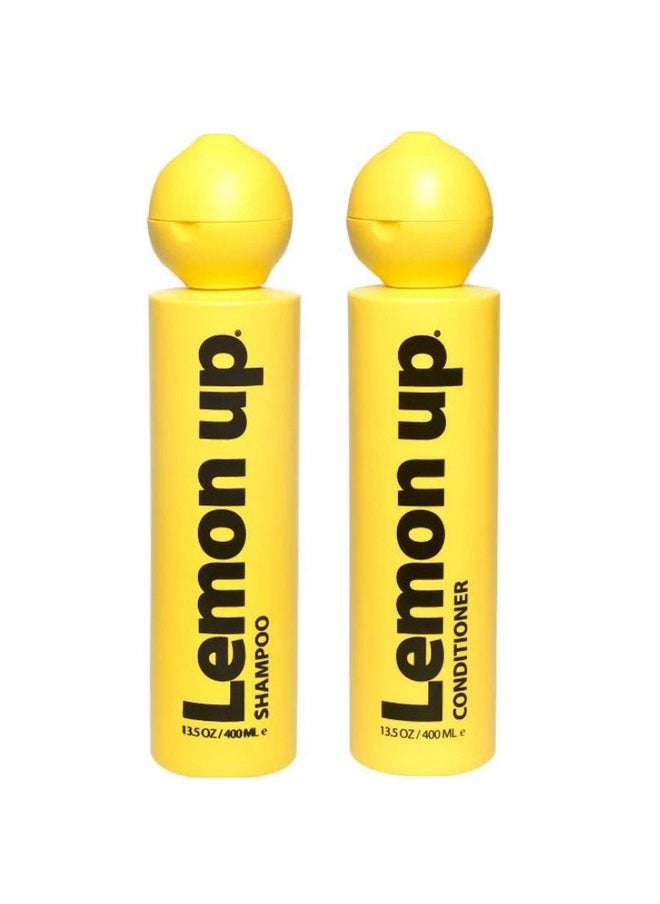 L E M O N Lemon Up Limited Edition Shampoo & Conditioner Set! Lemon Scented Hair Care! Help Control Oil Hydrates And Add Shine To Dry Hair! Choose From Shampoo Conditioner Or Set! (Shampoo & Conditioner)  - Image 2
