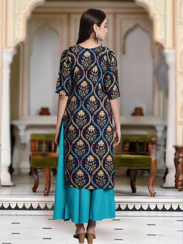 Tee Projekt Crepe Verstaile Straight Printed Kurti for Women's ll Casual Wear Kurti (Pack of 6) - Image 2